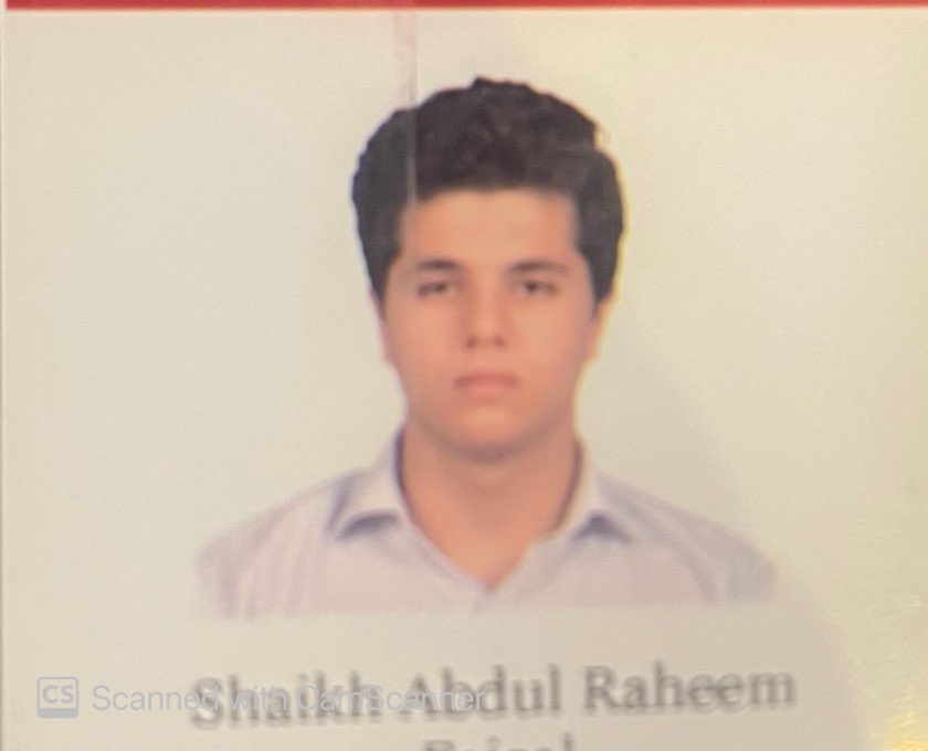 Shaikh Abdulraheem