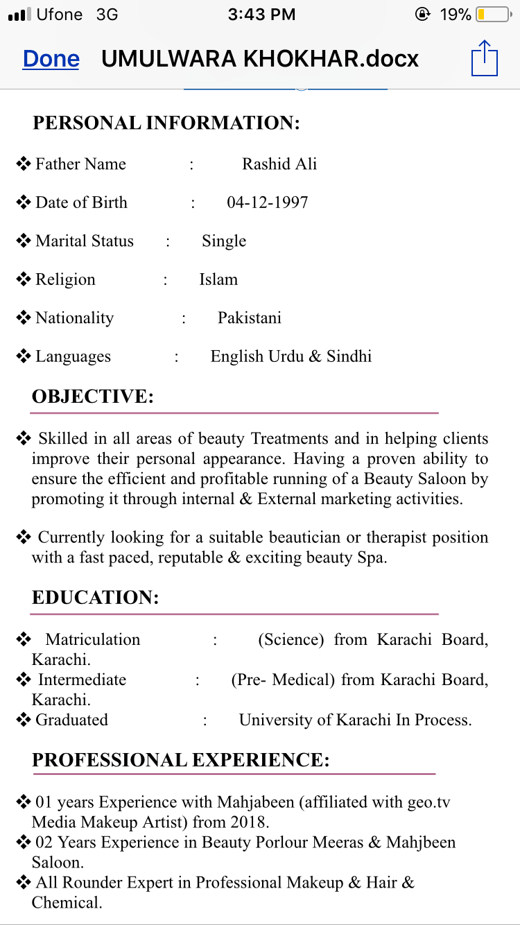 Ummulwarah Khokhar